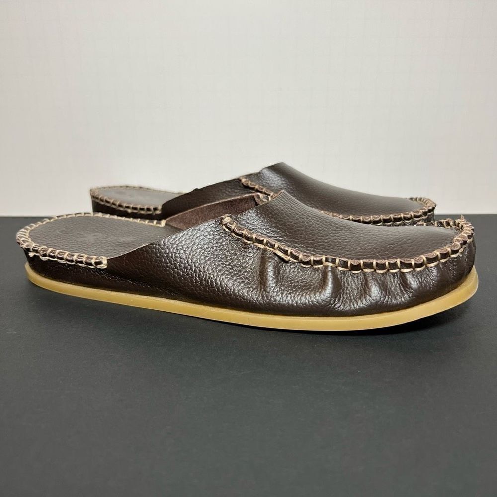 Womens SOUL OF AFRICA Nerina Khulani Leather Slip On Loafers / Size 7.5 - EU 38